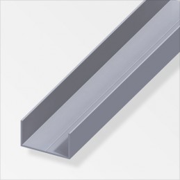 Aluminium Rechthoek U profiel 7,5 x 12,5