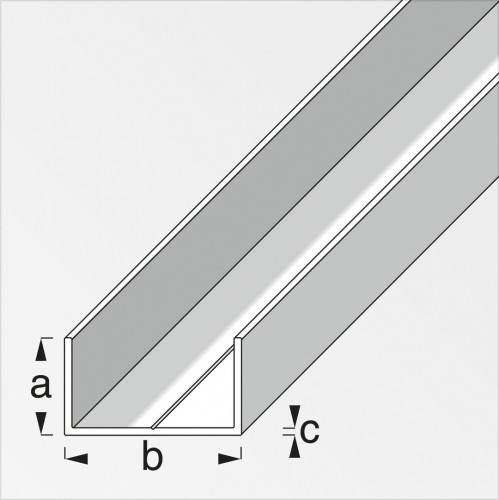 Vernederen Overstijgen nauwelijks PVC U profiel rechthoekig 7,5 x 12,5 mm - De Hobby Specialist