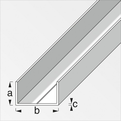 PVC U profiel 7,5 x mm - De