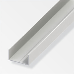 PVC U profiel rechthoekig 11,5 x 19,5 mm